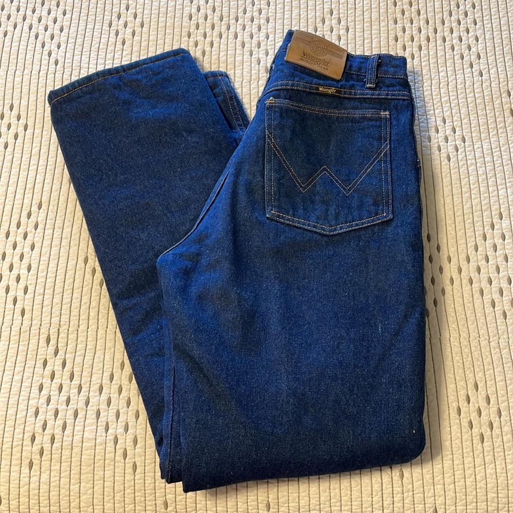Wrangler Lined Jeans, 30/31x32. Marked as 32x32